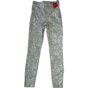 ✅ NWT SPANX Jean-ish Ankle Leggings speckled grey size XS